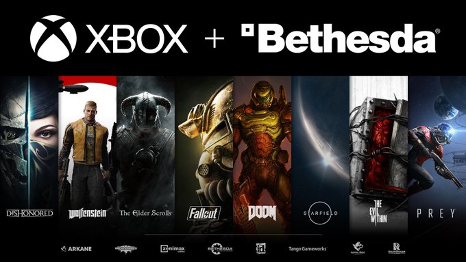 Imagen corporativa de Xbox y Bethesda