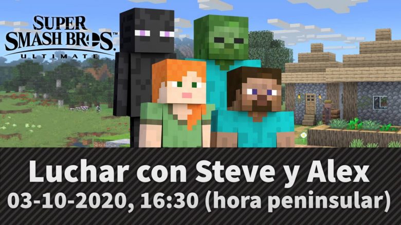 Super Smash Bros. Ultimate Steve Alex Minecraft